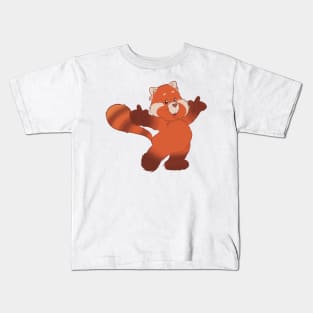 Red Panda Care Bear Kids T-Shirt